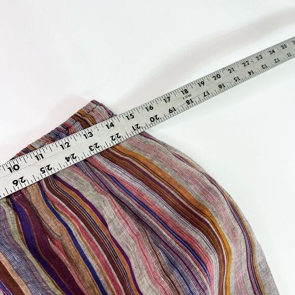 Eskandar Pant Set Womens Size 1 & 2 Multicolor Linen Striped Neiman Marcus - Picture 12 of 16